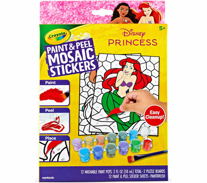 Paint & Peel Mosaic Stickers, Disney Princess