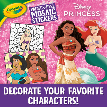 Paint & Peel Mosaic Stickers, Disney Princess