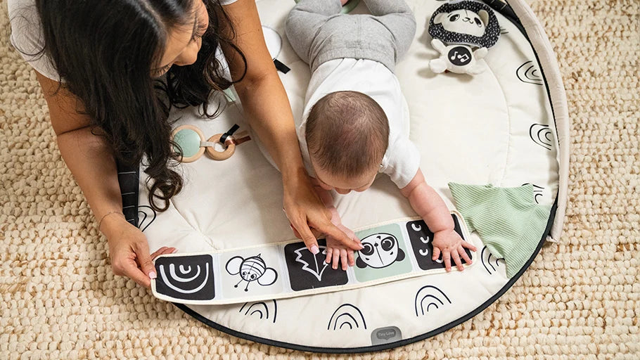 Tiny Love Black & White Décor Developmental Gymini Baby Play Gym
