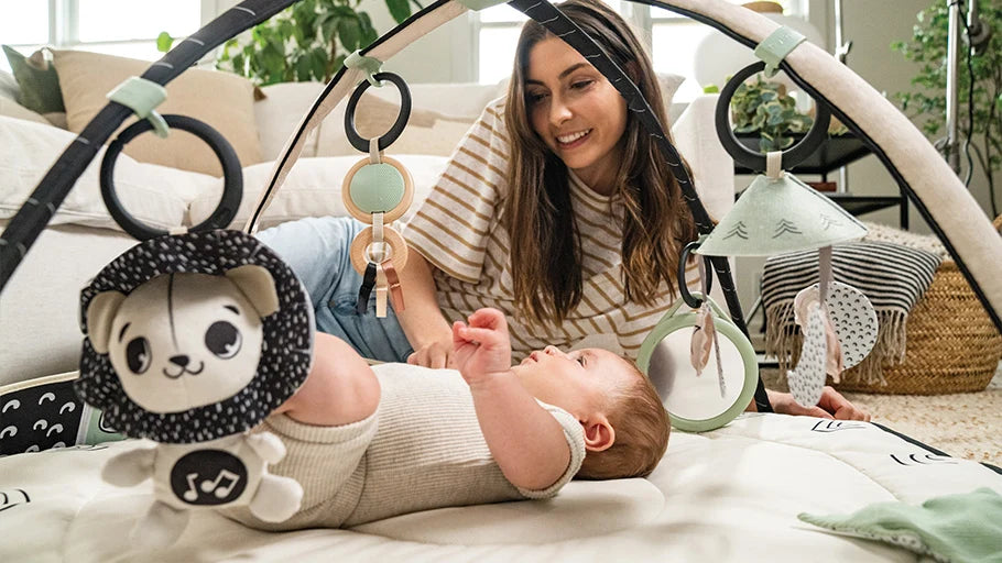 Tiny Love Black & White Décor Developmental Gymini Baby Play Gym