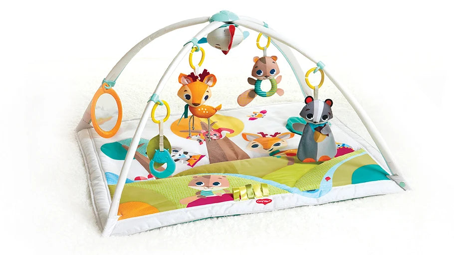 Tiny Love Into the Forest Gymini Deluxe Baby Play Gym with Toys & Mirror