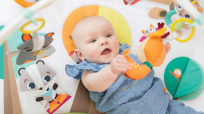 Tiny Love Into the Forest Gymini Deluxe Baby Play Gym with Toys & Mirror