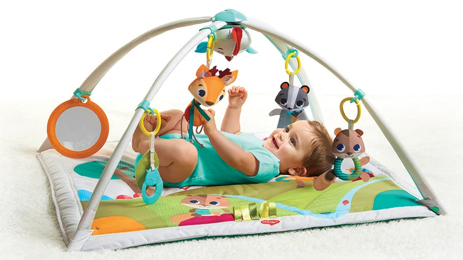 Tiny Love Into the Forest Gymini Deluxe Baby Play Gym with Toys & Mirror