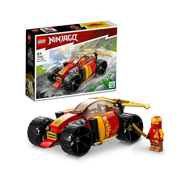 LEGO NINJAGO Kai’s Ninja Race Car EVO 71780 Building Toy Set (94 Pieces)