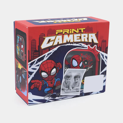 Kids Instant Print Camera Toy – Mini Photo Printer with Coloring Pens, Print Paper & Stickers, Fun Character Design for Boys & Girls