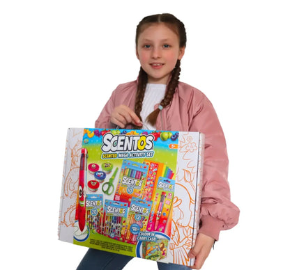Scentos Scented Mega Stationery Set for Kids, 3Y+(PACK 0F 6)