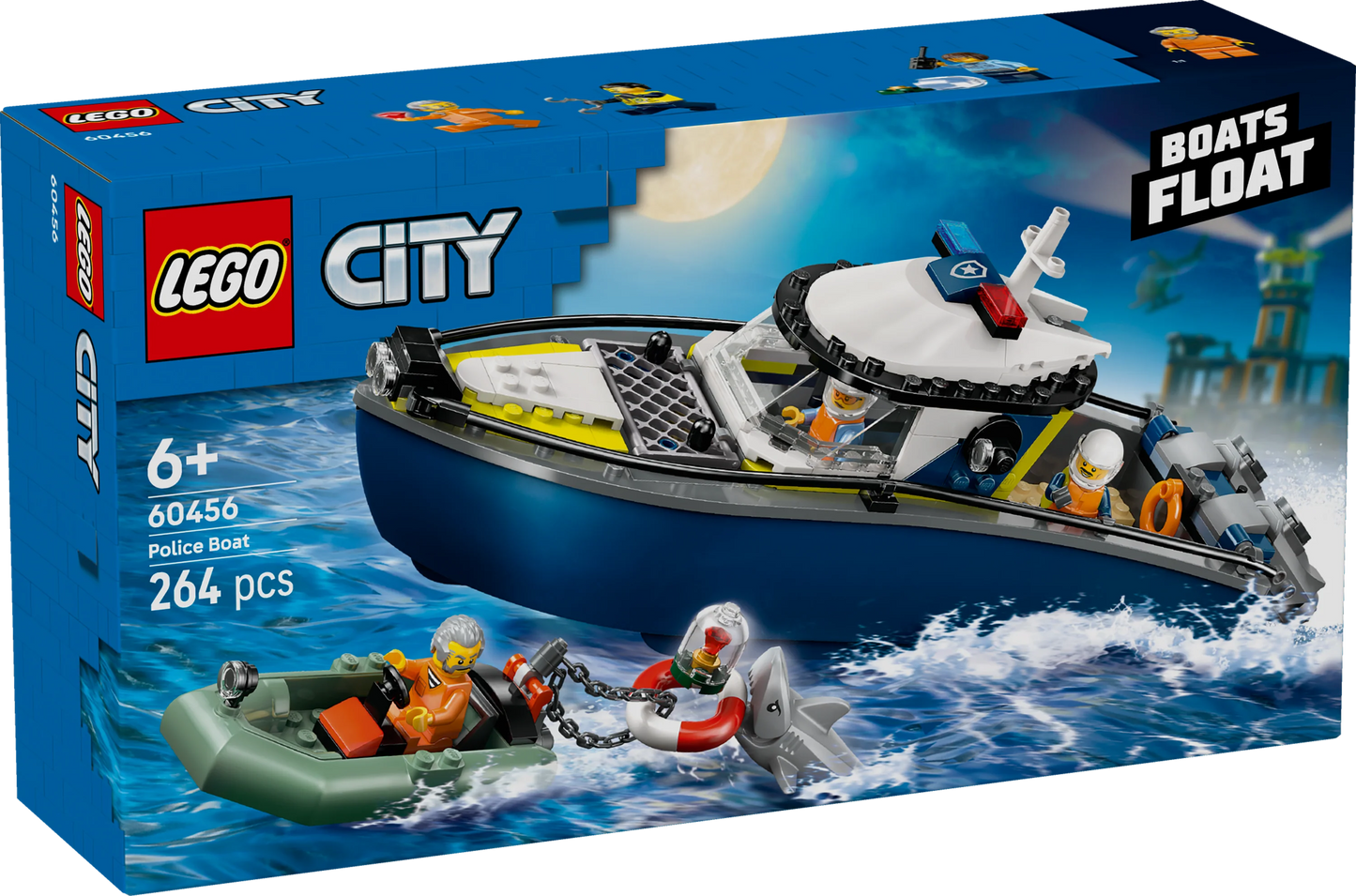City Police Boat Chase 60456 Building Kit