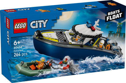 City Police Boat Chase 60456 Building Kit