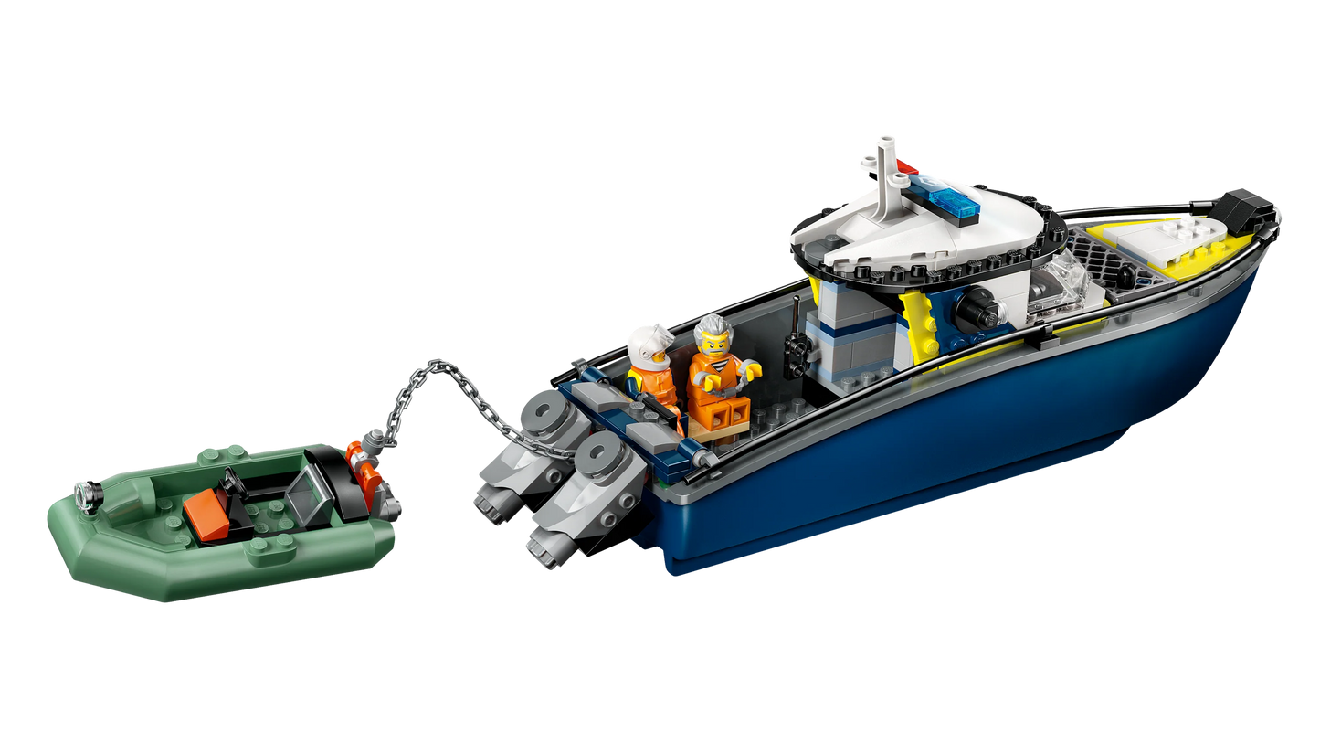 City Police Boat Chase 60456 Building Kit