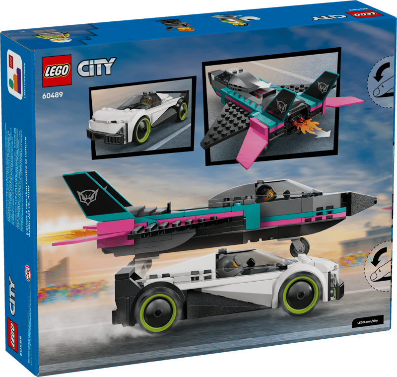 LEGO CITY Jet vs. Car 60489