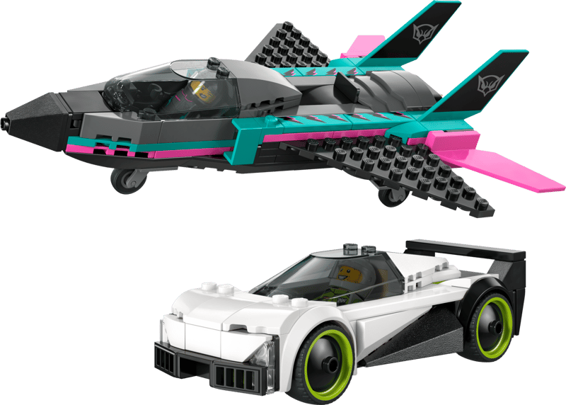 LEGO CITY Jet vs. Car 60489