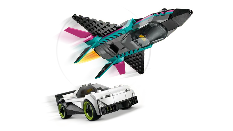 LEGO CITY Jet vs. Car 60489
