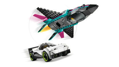 LEGO CITY Jet vs. Car 60489