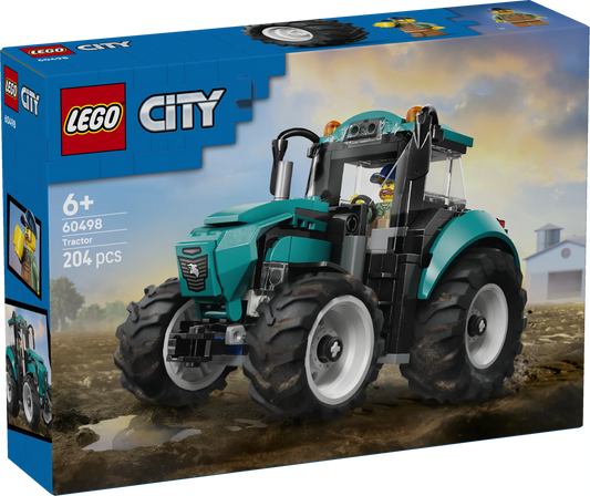 LEGO® City Tractor Farm Toy Building Set and Minifigure 60498