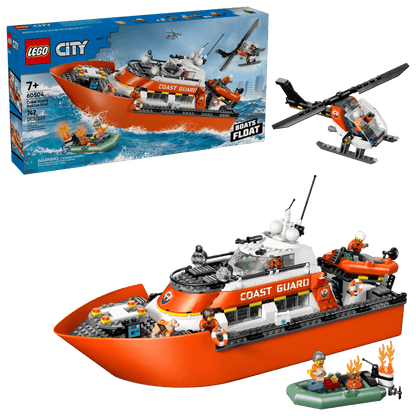 LEGO CITY Coast Guard Rescue Boat & Helicopter 60504