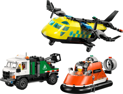 LEGO CITY Airplane, Service Truck & Hovercraft Remix 60505