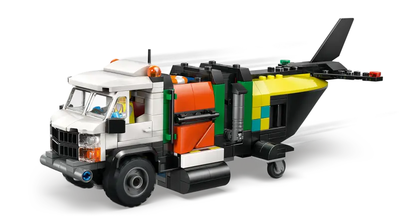 LEGO CITY Airplane, Service Truck & Hovercraft Remix 60505