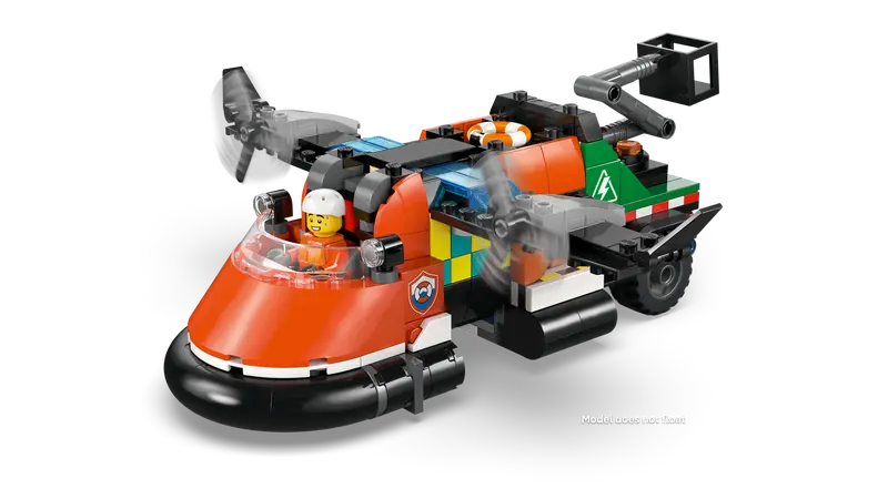 LEGO CITY Airplane, Service Truck & Hovercraft Remix 60505