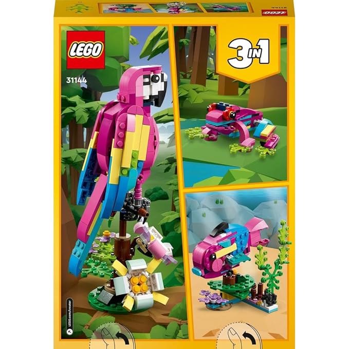 Exotic Pink Parrot 31144