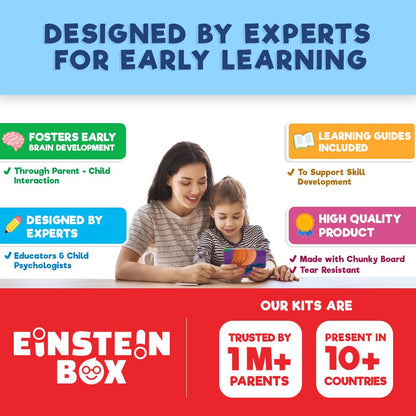 EINSTEIN BOX Heads & Tails Board Game for Kids 2-5 Years Old (PACK OF 6)