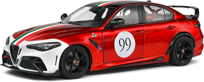 SOLIDO 1:18 - ALFA-Romeo Giulia GTA-M Tricolore Mugello - 2022