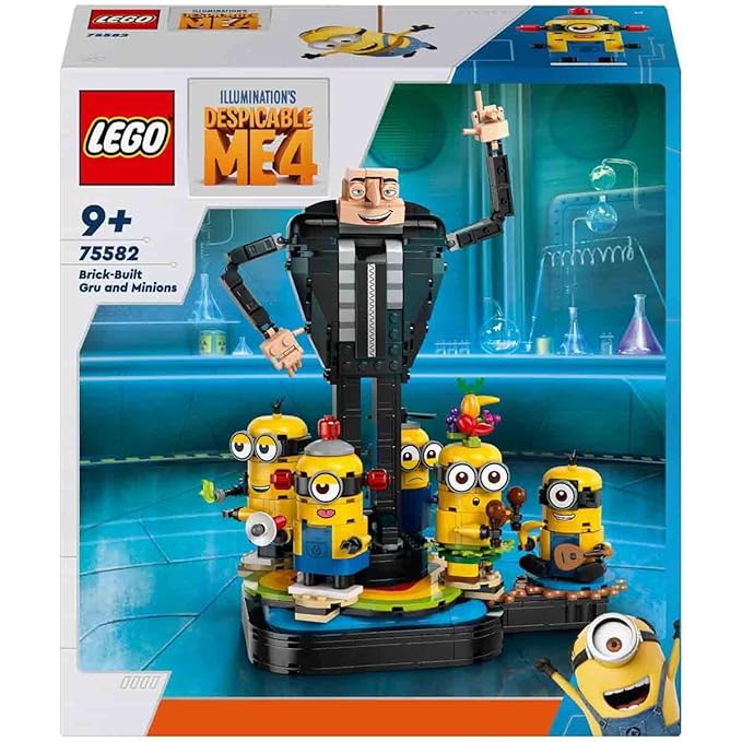 Brick-Built Gru and Minions 75582