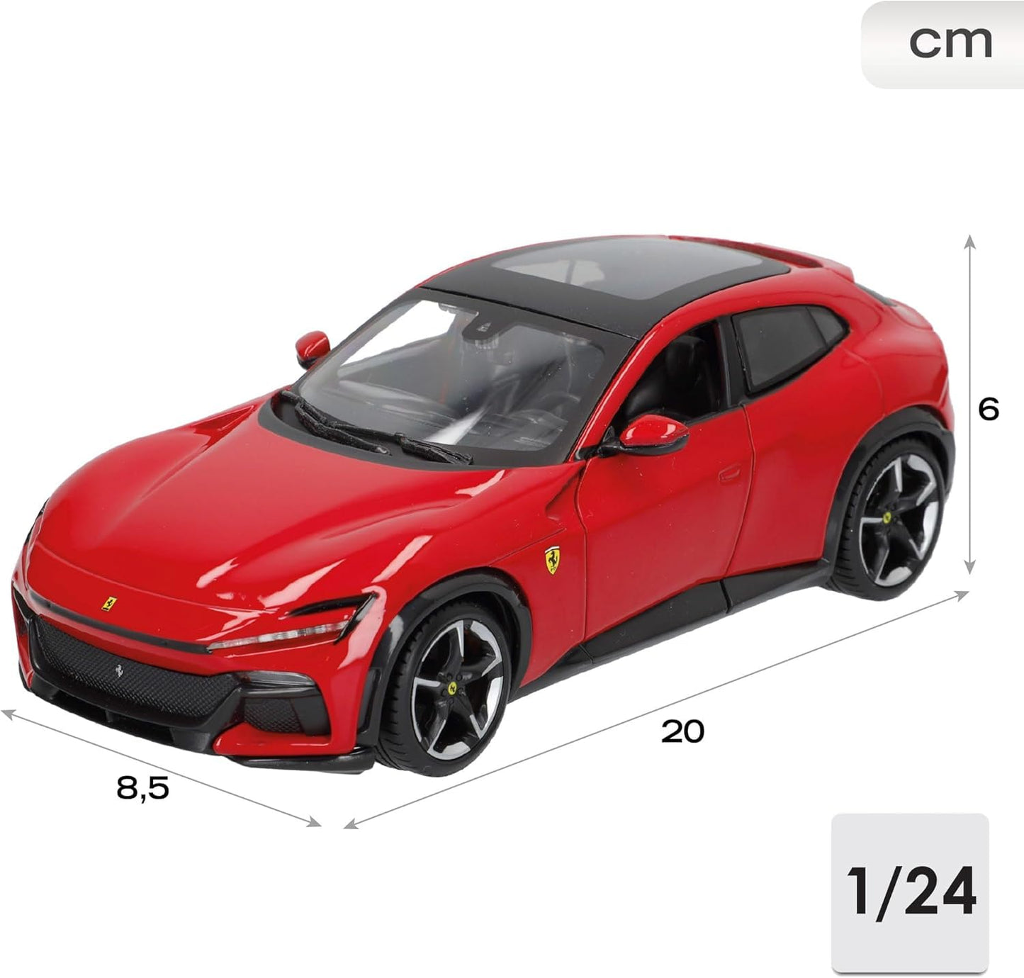 Bburago 1/24 Ferrari Purosangue Red
