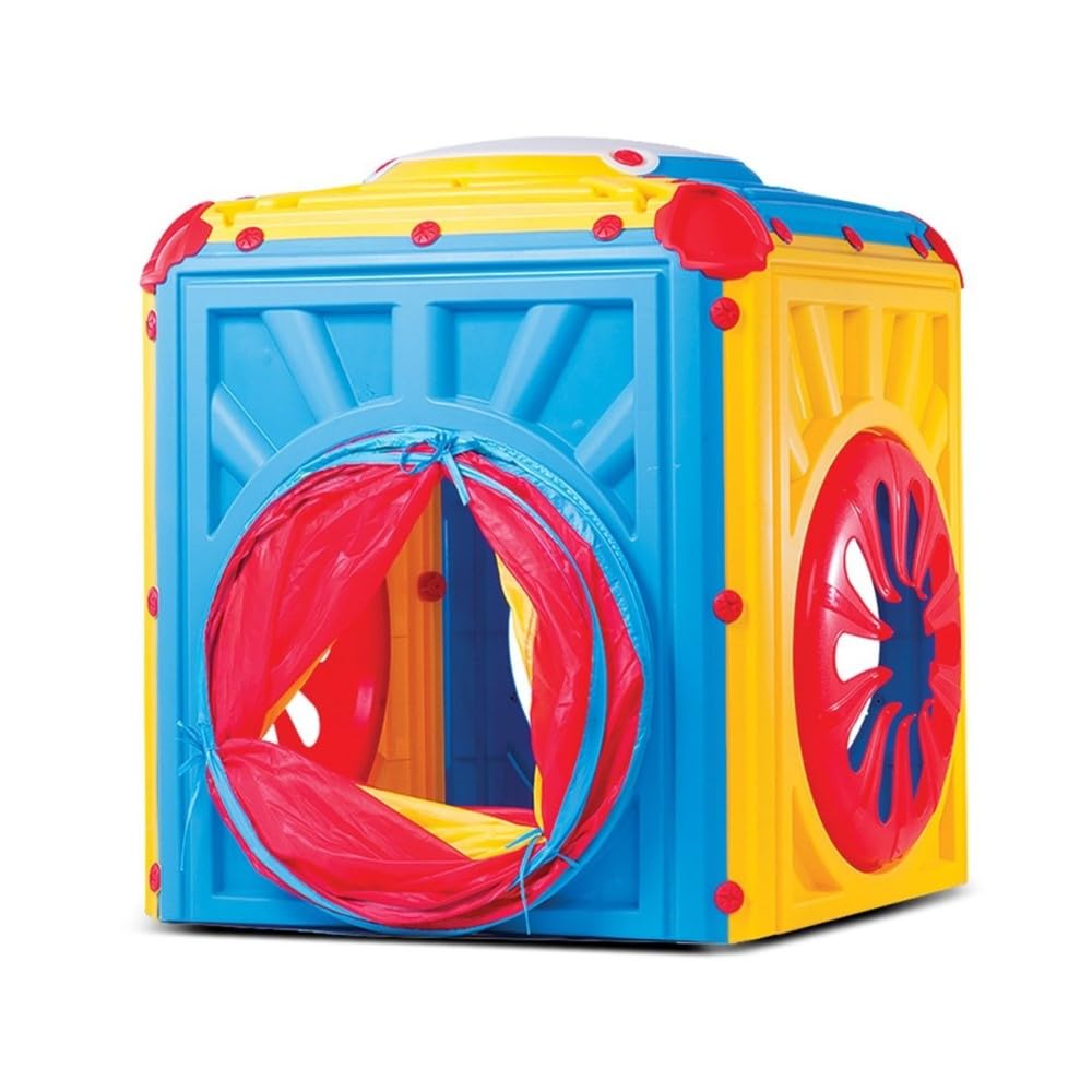 Activity Center Cube Playhouse with Flex Tunnel