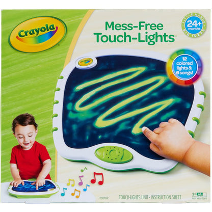 CRAYOLA My First Touch Lights, Musical Doodle Board, Toddler Toy, Gift, Multicolor