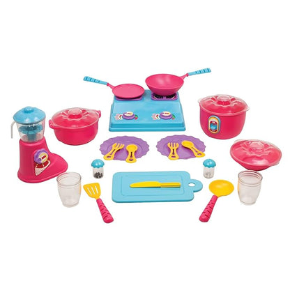 Giggles Complete Kithcen Playset, Realistic Pretend Cooking Toy for Kids (PACK OF 6)