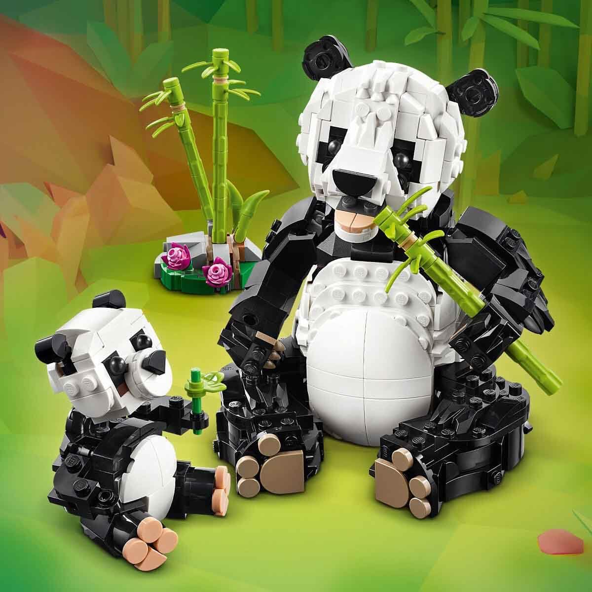 LEGO Creator 3in1 Wild Animals: Panda Family Toy Playset 31165