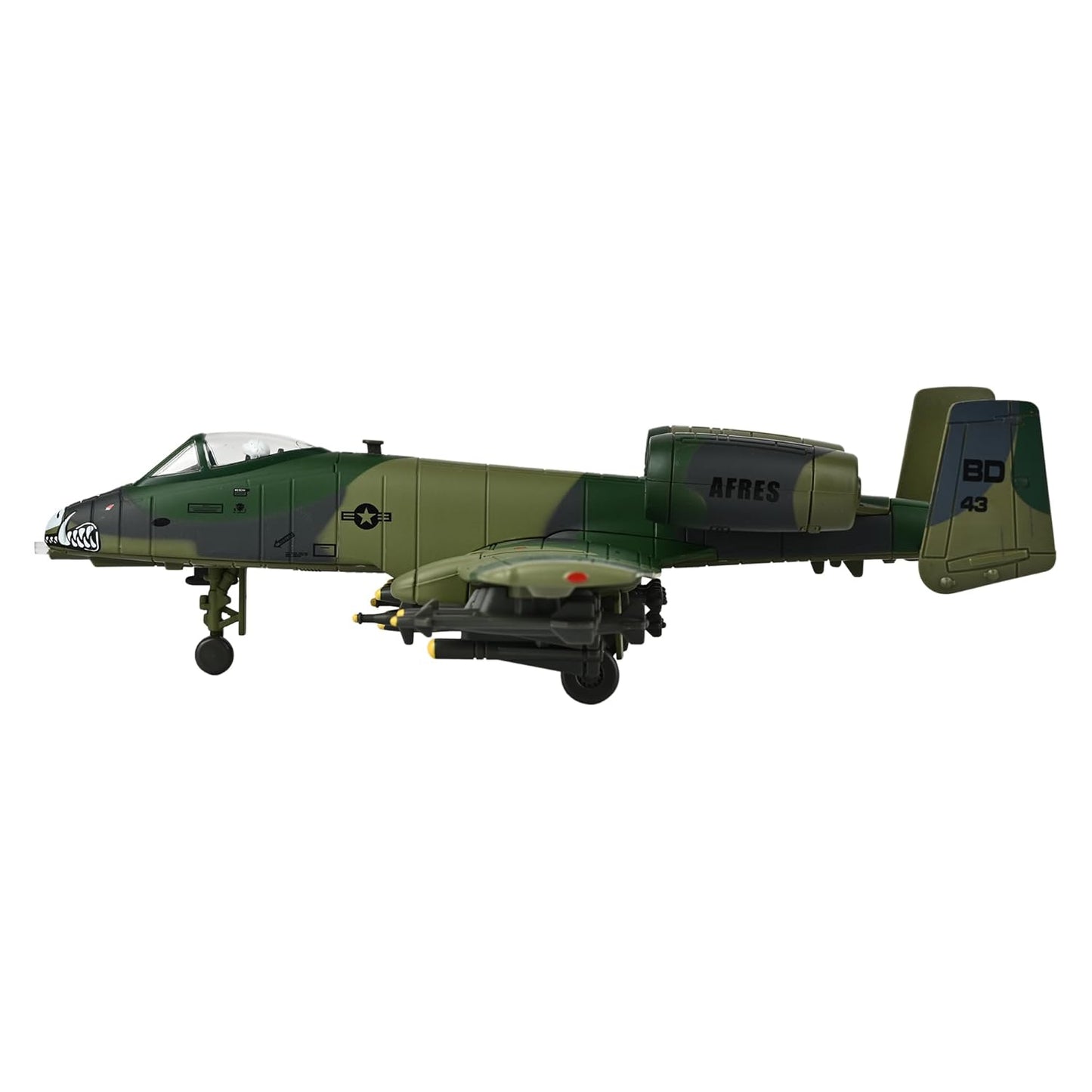 Toys Uncle Diecast Aeroplane Scale Model, (1:400 Fighter Aeroplane with Light and Sound (Type 21))