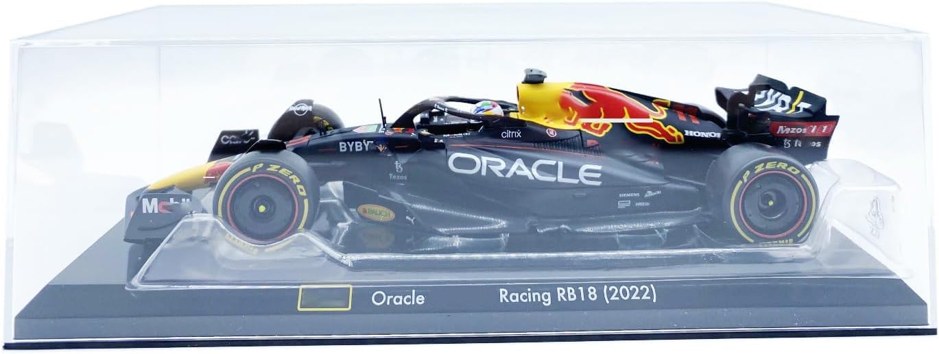 Bburago 2022 1/24 New F1 RB18#11 Perez Racing Compatible with Red Bull 1:24 R18 NO.11 Static Alloy Car Collectible Gift Die Cast Model