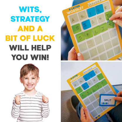 5 Letter Wordlet, Strategy Game, Board Game for Kids (PACK OF 6)
