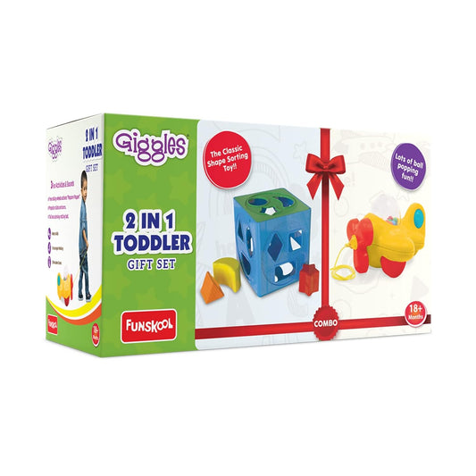 Giggles - 2 in 1 Toddler Multicolour Giftset (PACK OF 6)