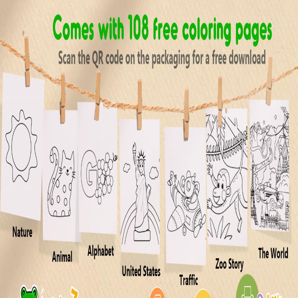 Jarmelo Ultra Silky Washable Crayons-12 colors