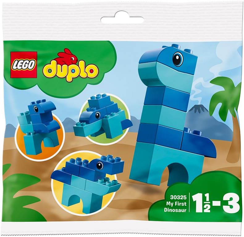 LEGO DUPLO 30325 My First Dinosaur Building Set, 7 Pieces, Ages 1.5–3 Years