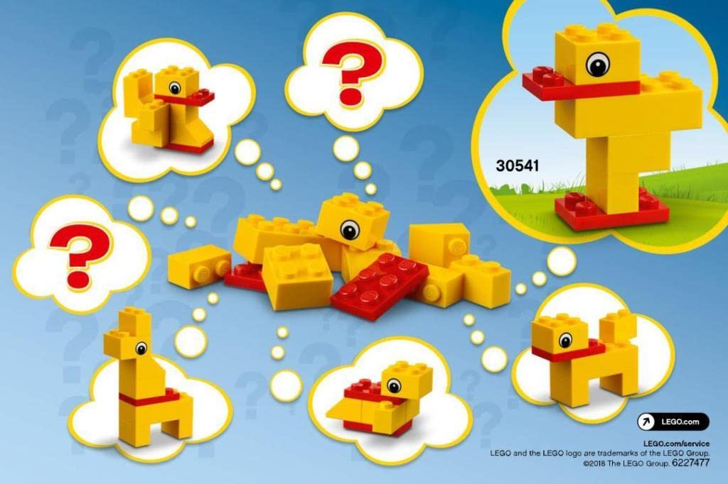 LEGO Animal Free Builds 30541 Yellow Chick Building Set, 10 Pieces