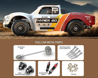 MJX Hyper Go 14211 1:14 Brushless 4WD RC Short Course Truck – 70 km/h
