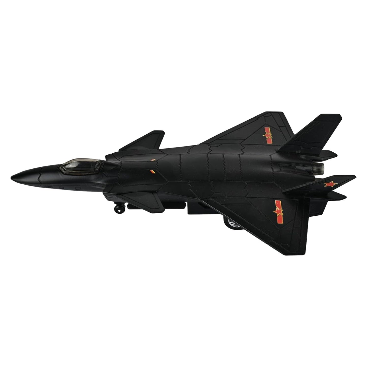 Toys Uncle Diecast Aeroplane Scale Model, (1:400 Fighter Aeroplane with Light and Sound (Type 12))