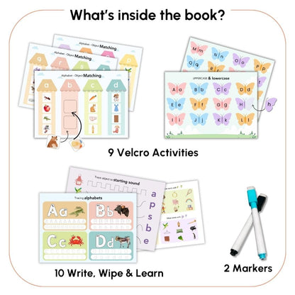 Curious Cub Montessori Busy Book | Toddler Busy Binder for 2-5 Years |Alphabet Books For Kids 2 Yrs|ABCD Book, Baby Quiet Book | 2 Yrs Kid Activity ... |Busy Binder for Toddlers (Math Busy Book)