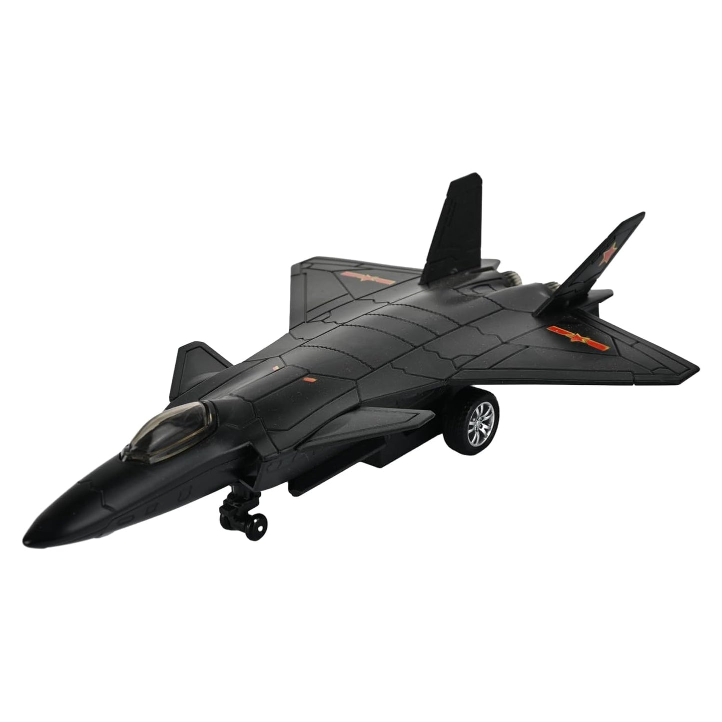 Toys Uncle Diecast Aeroplane Scale Model, (1:400 Fighter Aeroplane with Light and Sound (Type 12))