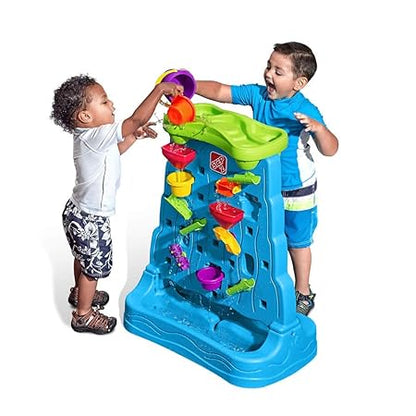Step2 Waterfall Discovery Wall | Double-Sided Outdoor Water Play Set