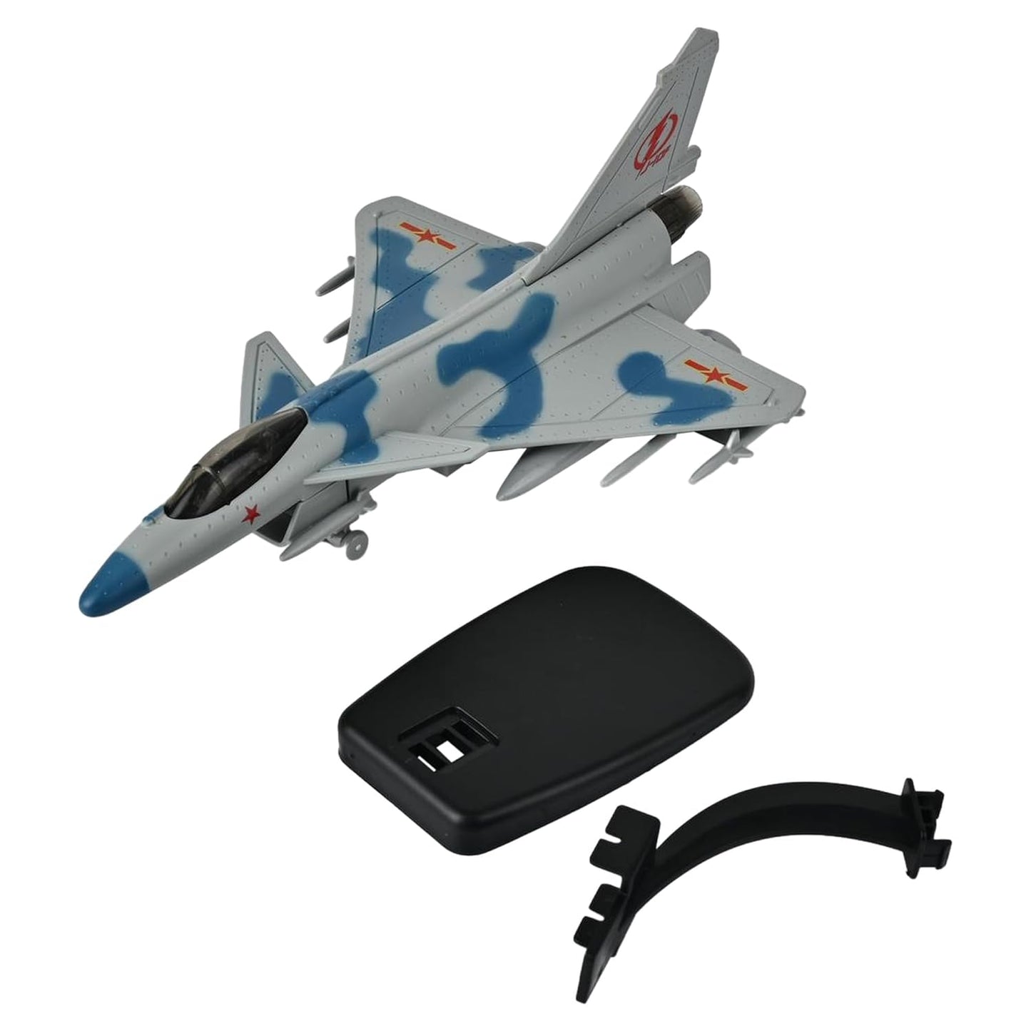 Toys Uncle Diecast Aeroplane Scale Model, (1:400 Fighter Aeroplane with Light and Sound (Type 11))