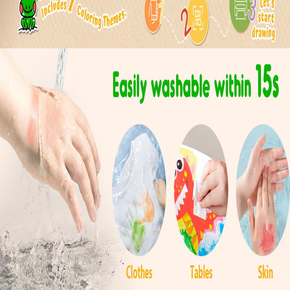 Jarmelo Ultra Silky Washable Crayons-12 colors