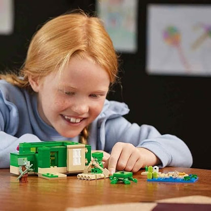 LEGO Minecraft The Turtle Beach House Animal-Care Toy 21254