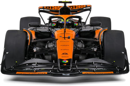 Solido 1:18 Model Car - McLaren F1 Team MCL38 Lando Norris Miami GP 2024 Formula 1 Racing Car