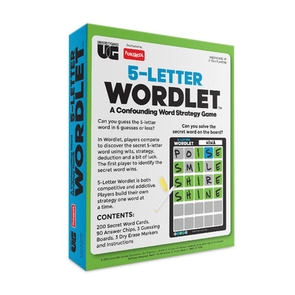 5 Letter Wordlet, Strategy Game, Board Game for Kids (PACK OF 6)