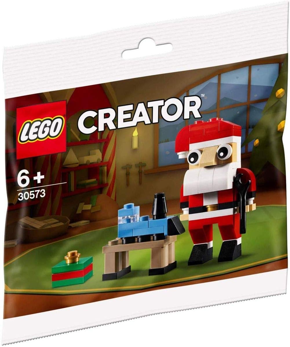 LEGO Creator 30573 Santa Claus Christmas Building Set, 67 Pieces, Ages 6+
