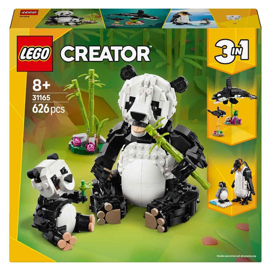 LEGO Creator 3in1 Wild Animals: Panda Family Toy Playset 31165